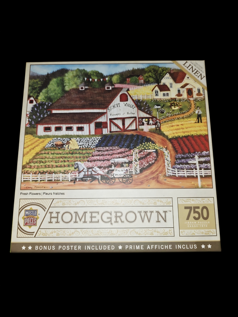 Homegrown Linen 750-Piece Jigsaw Puzzle - Multi-Color